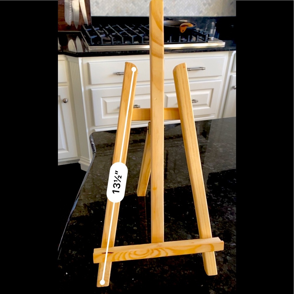 Wood art easel Canva stand